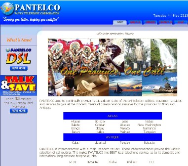 PANTELCO site launches over the web